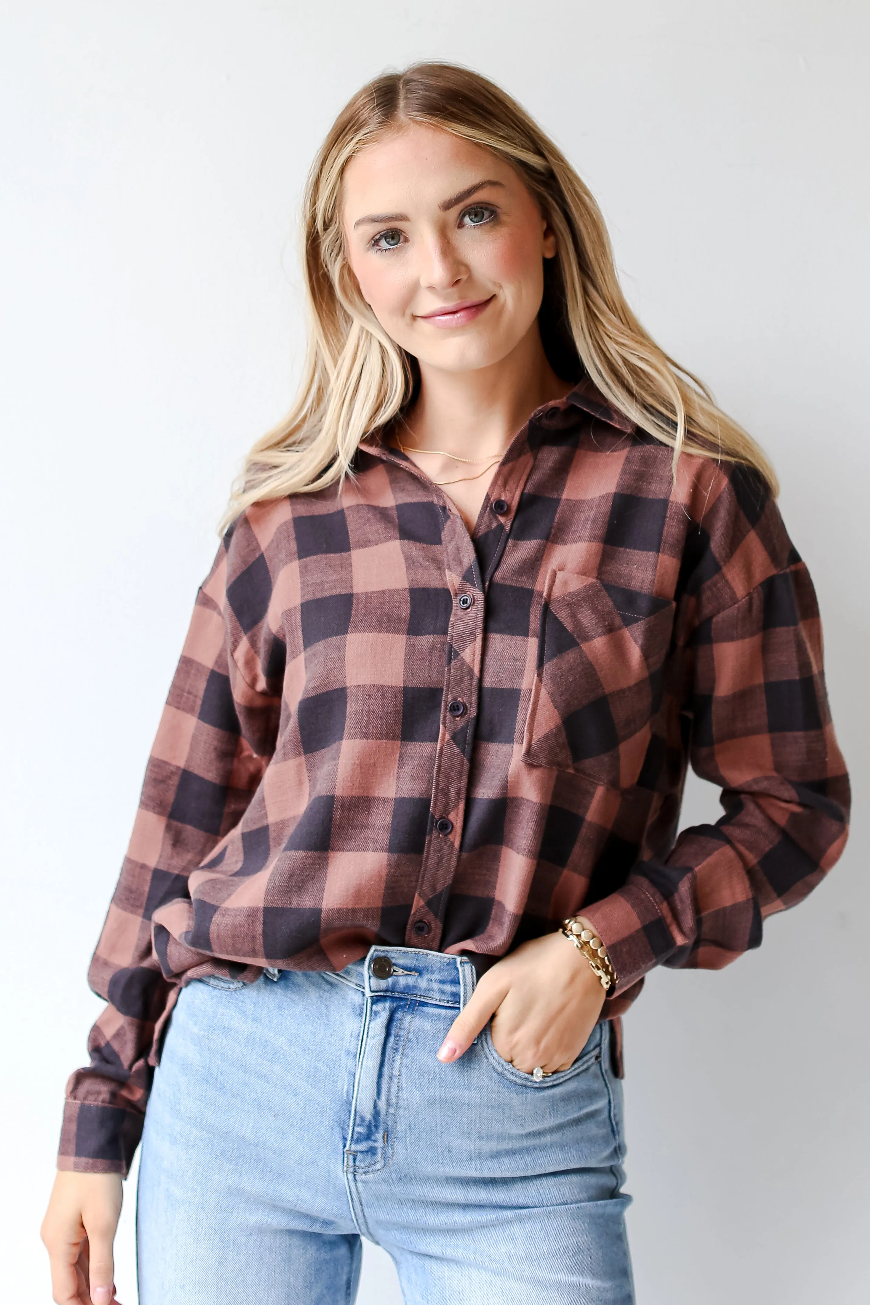 FINAL SALE - Make Some Plans Plaid Flannel