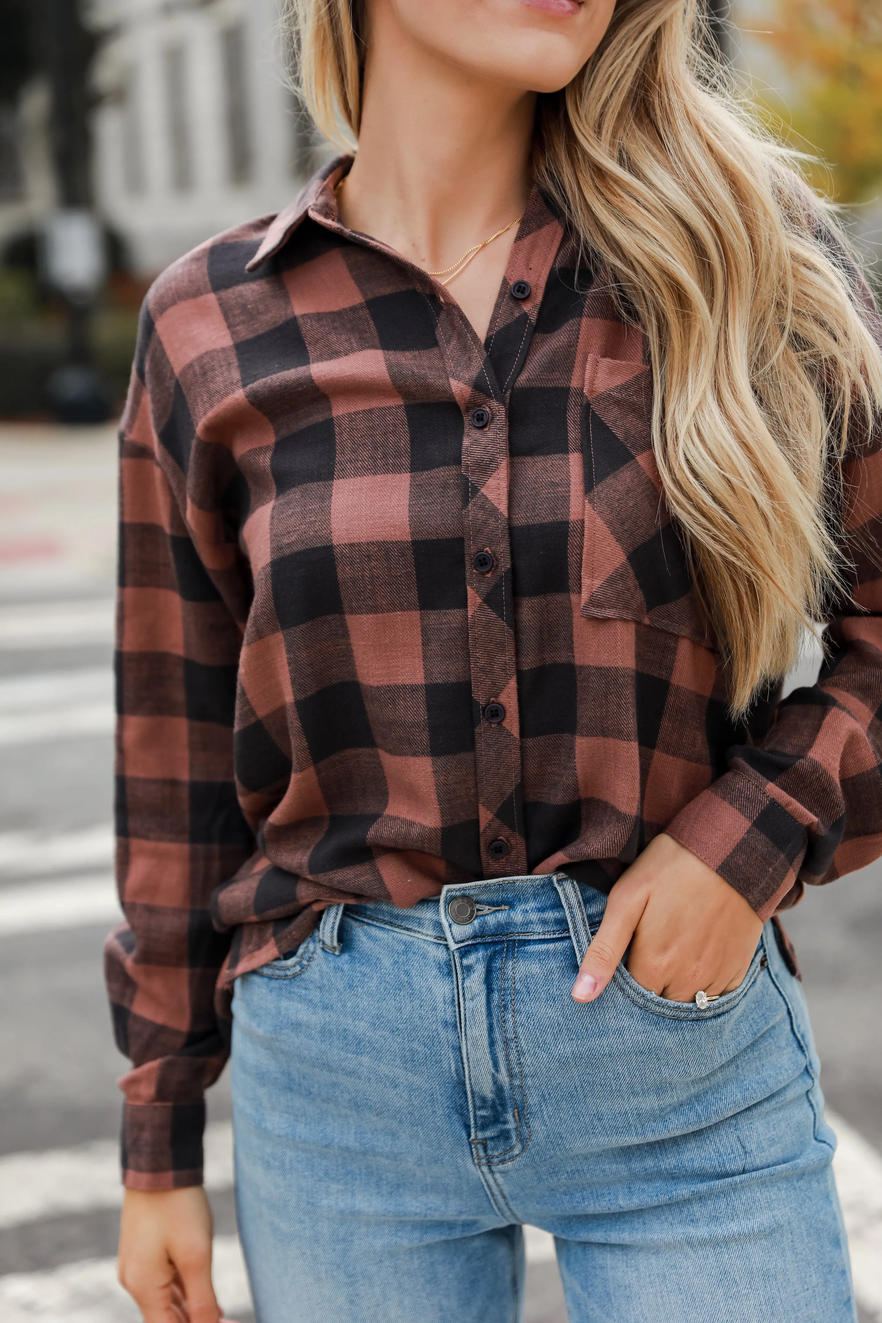 FINAL SALE - Make Some Plans Plaid Flannel