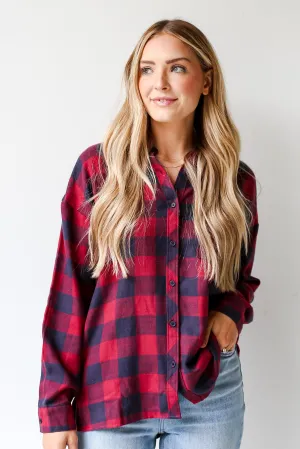 FINAL SALE - Make Some Plans Plaid Flannel