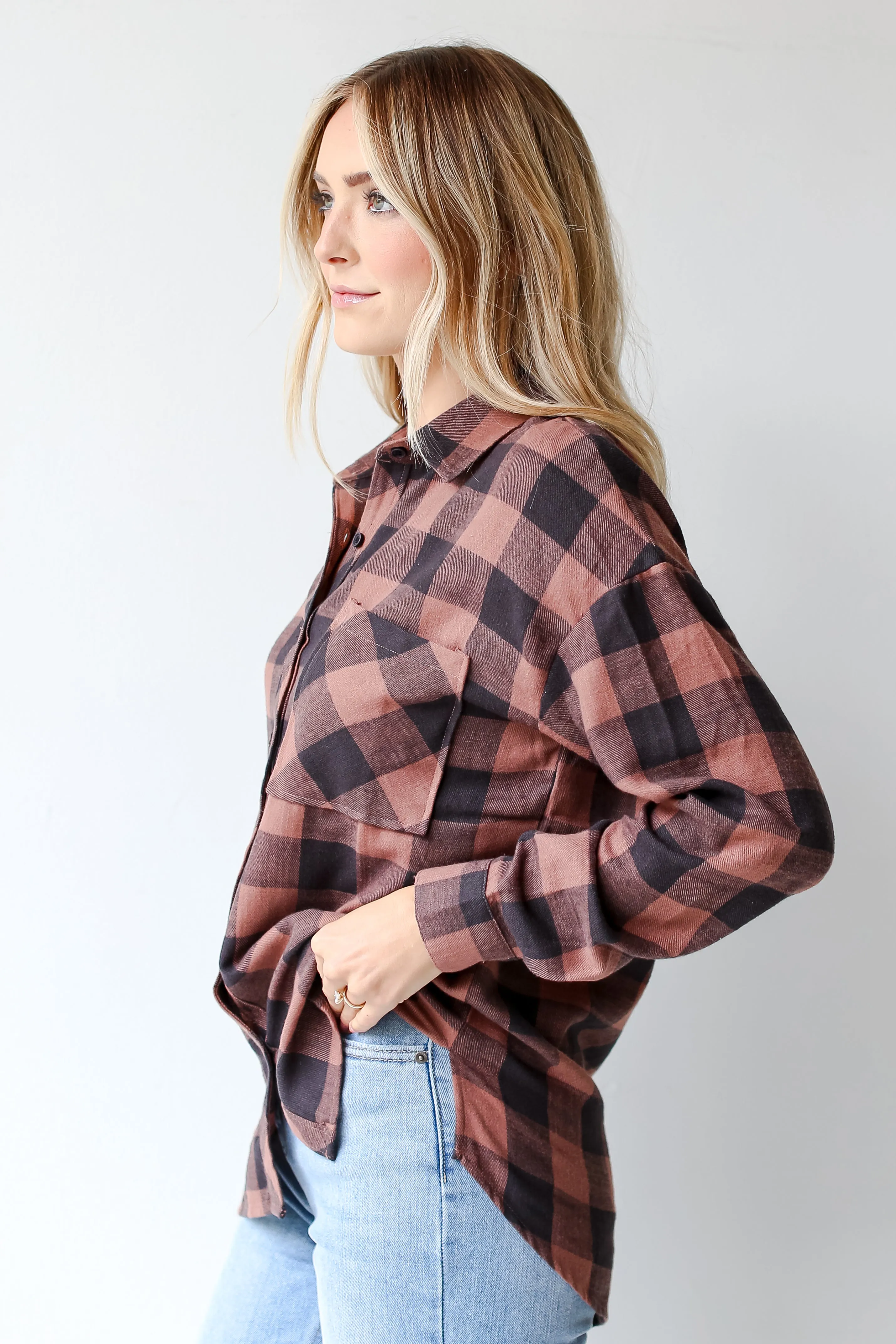 FINAL SALE - Make Some Plans Plaid Flannel