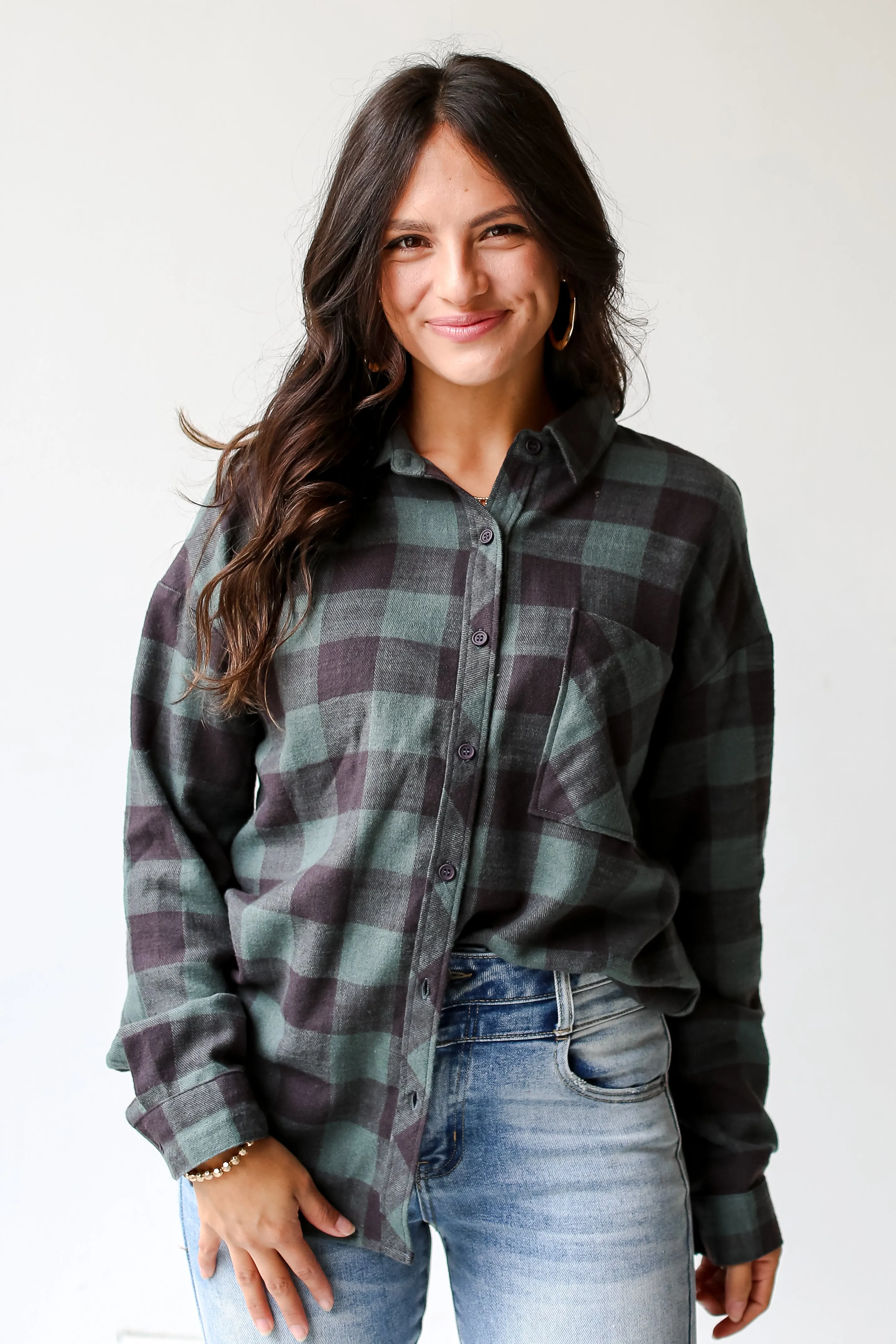 FINAL SALE - Make Some Plans Plaid Flannel