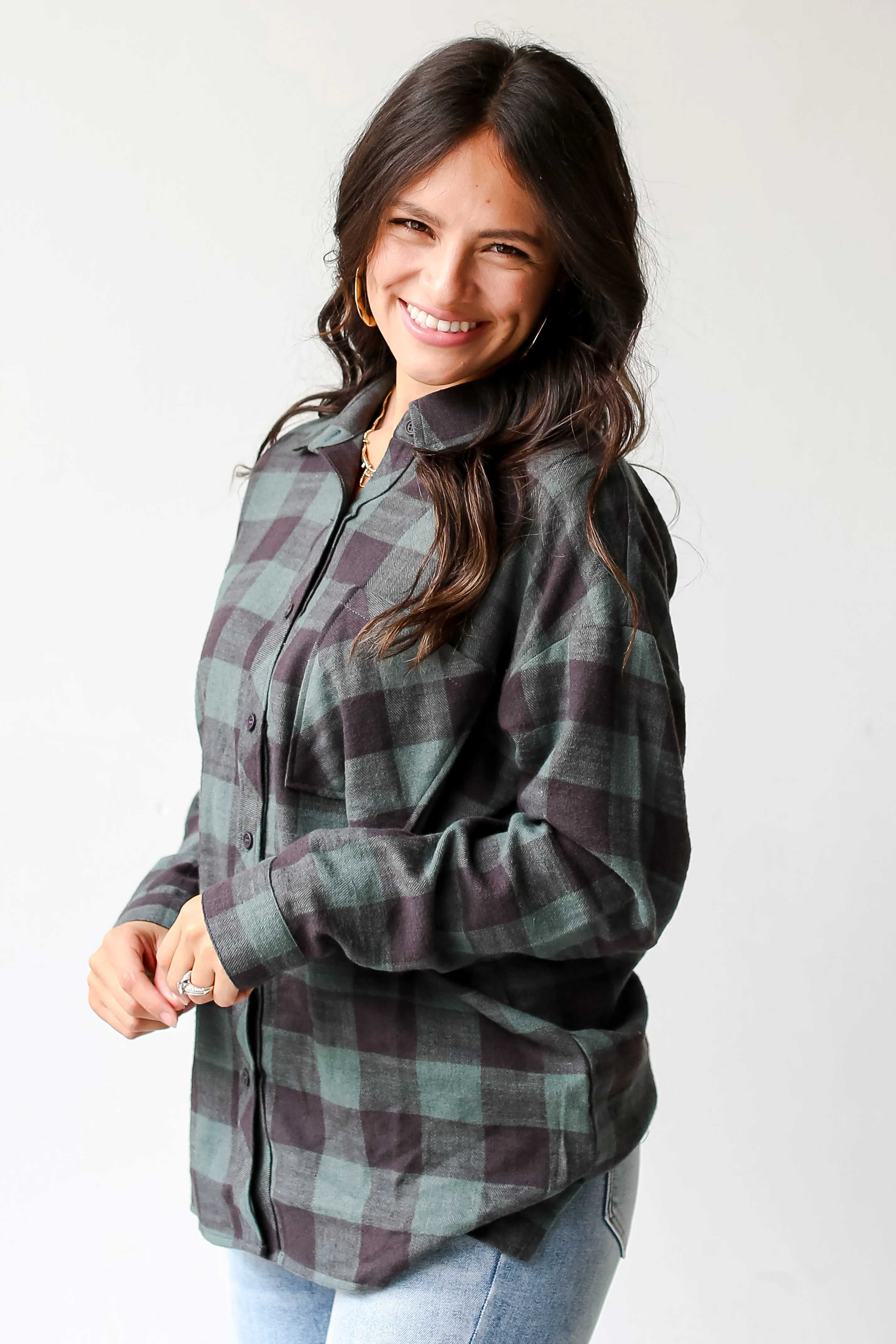 FINAL SALE - Make Some Plans Plaid Flannel