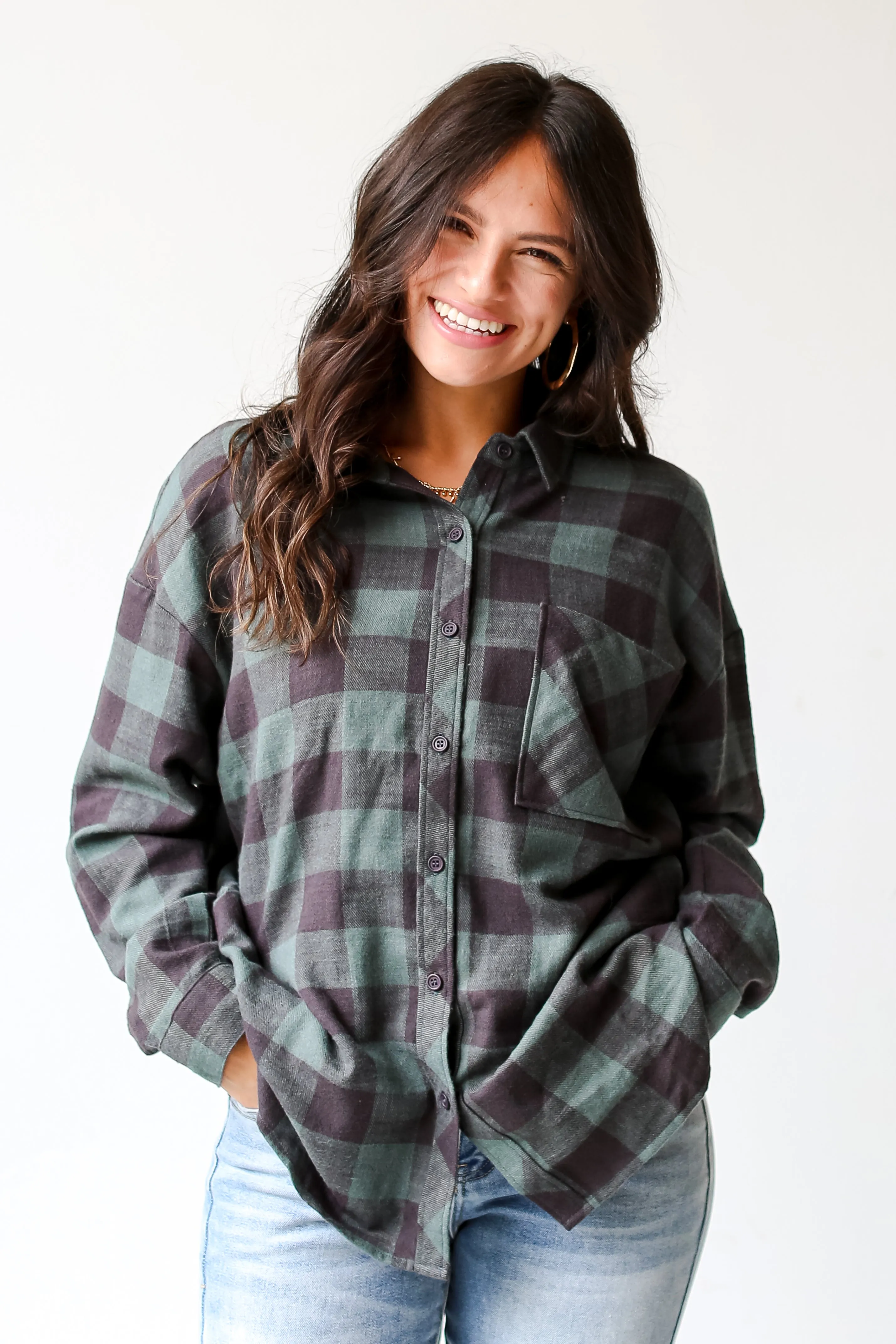 FINAL SALE - Make Some Plans Plaid Flannel