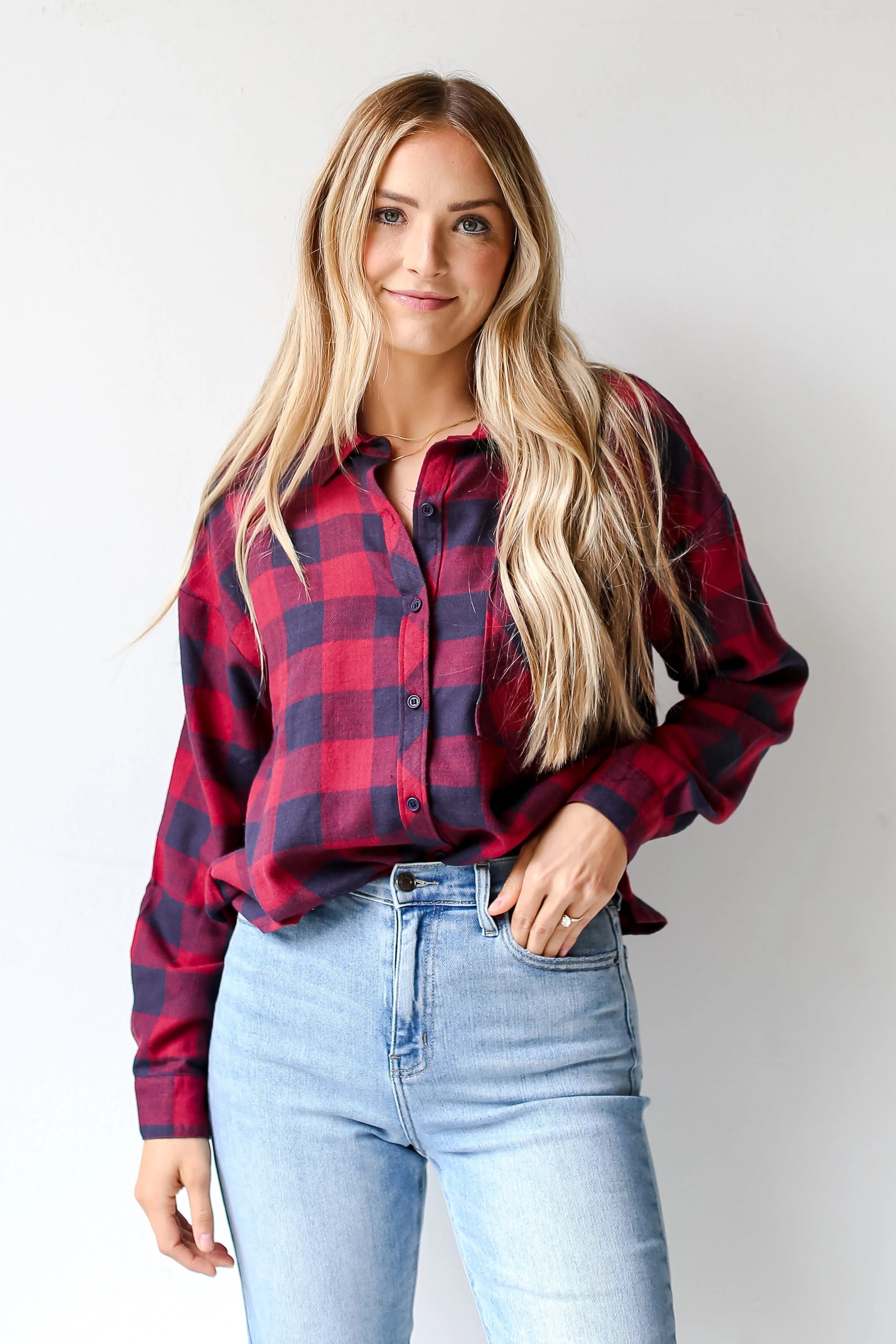 FINAL SALE - Make Some Plans Plaid Flannel