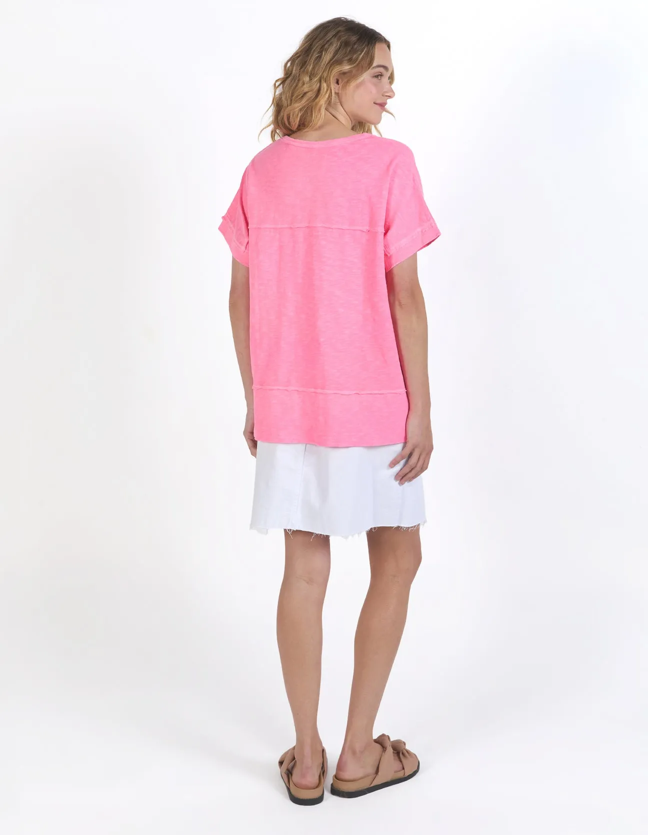 Foxwood Allison Tee Neon Rose