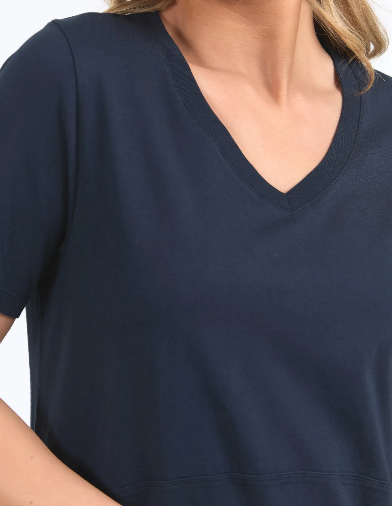 Foxwood Rhoda Vee Dress Dark Sapphire