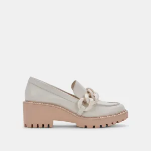 HARIS LOAFERS IVORY LEATHER - re:vita