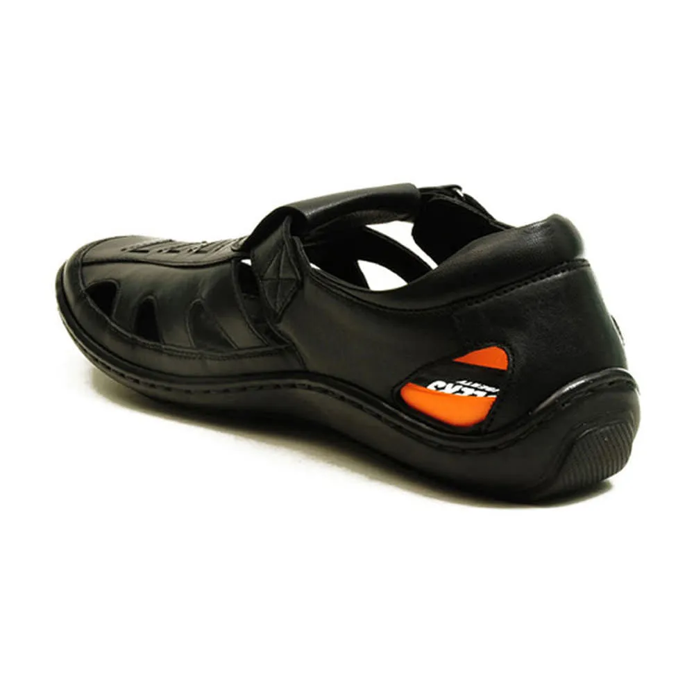 Healers Casual (Black) Fisherman Sandals For Men FDY-0162 By Liberty