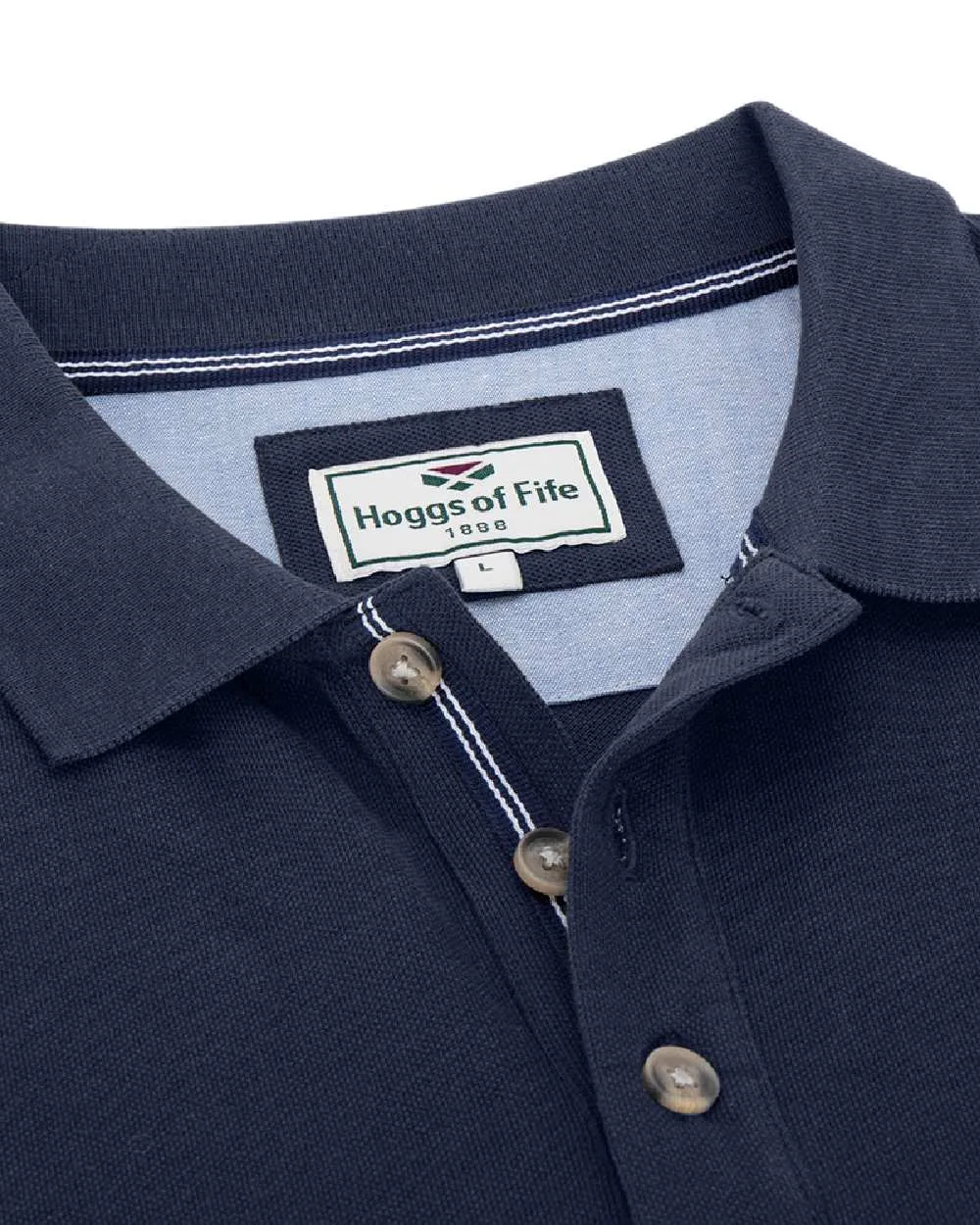 Hoggs of Fife Mens Newton Pique Polo Shirt