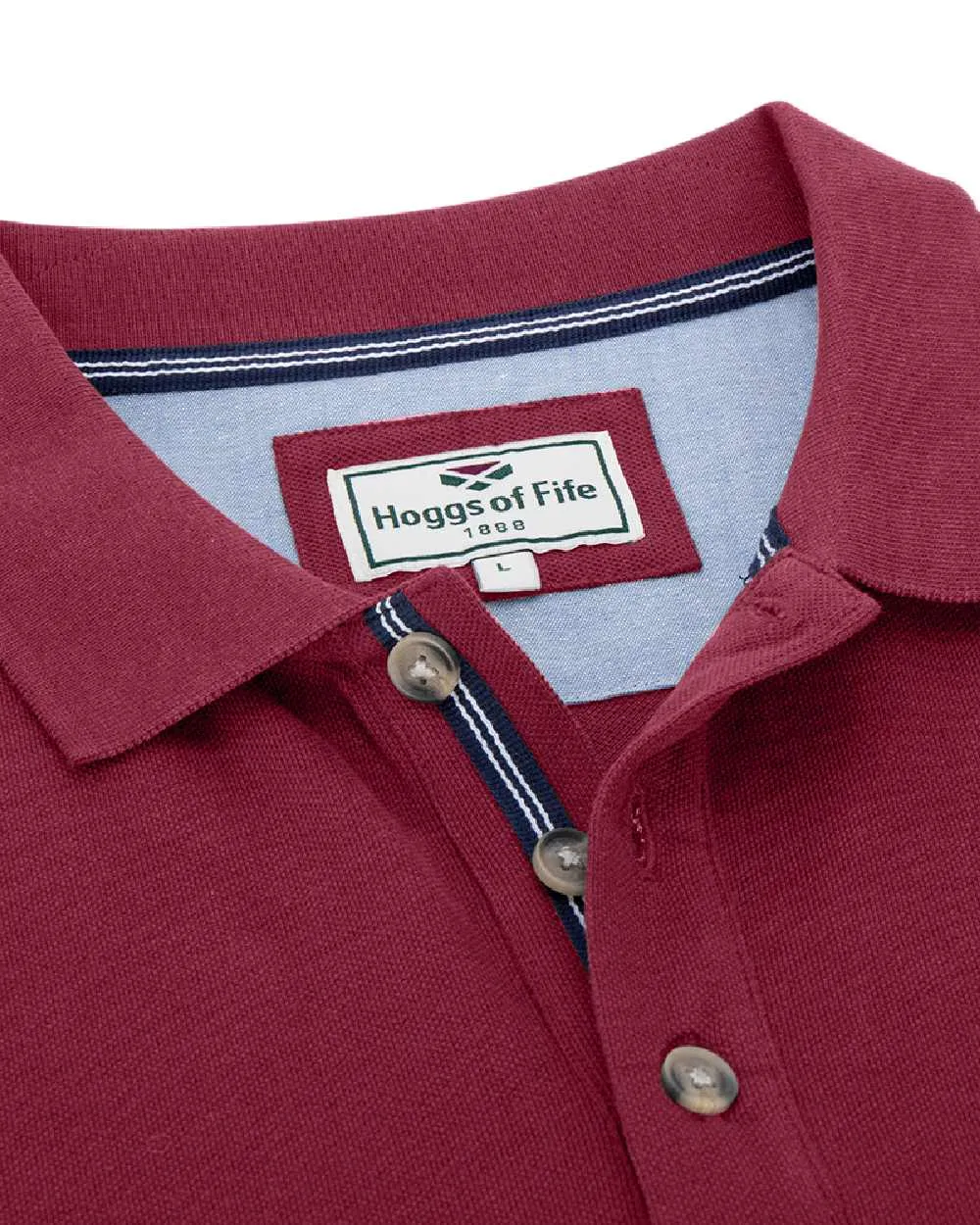 Hoggs of Fife Mens Newton Pique Polo Shirt