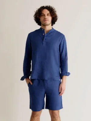Jerry Men's Linen Shorts | Navy