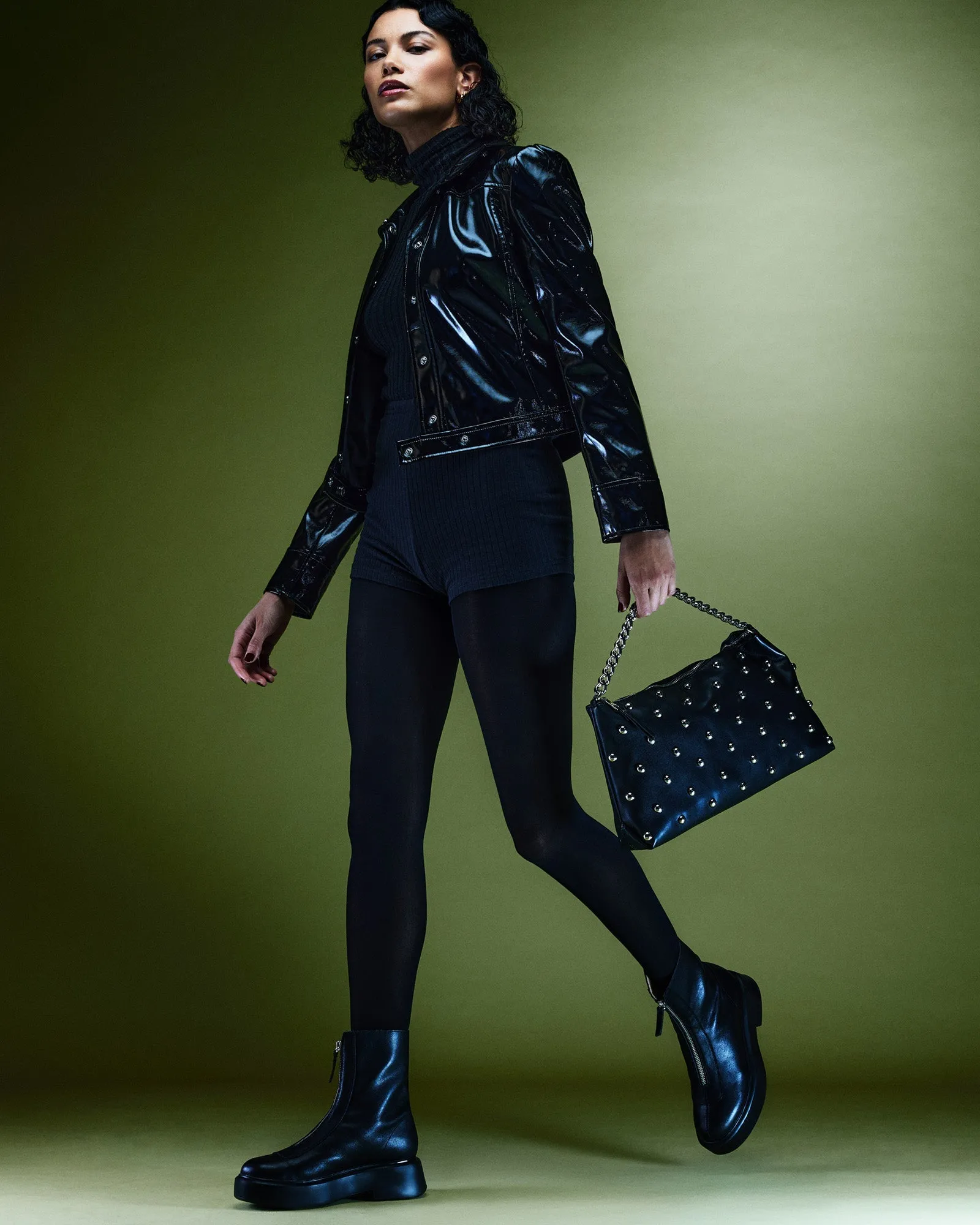 JONES BLACK LEATHER - BLACK LEATHER / 7 / 17 - SM REBOOTED