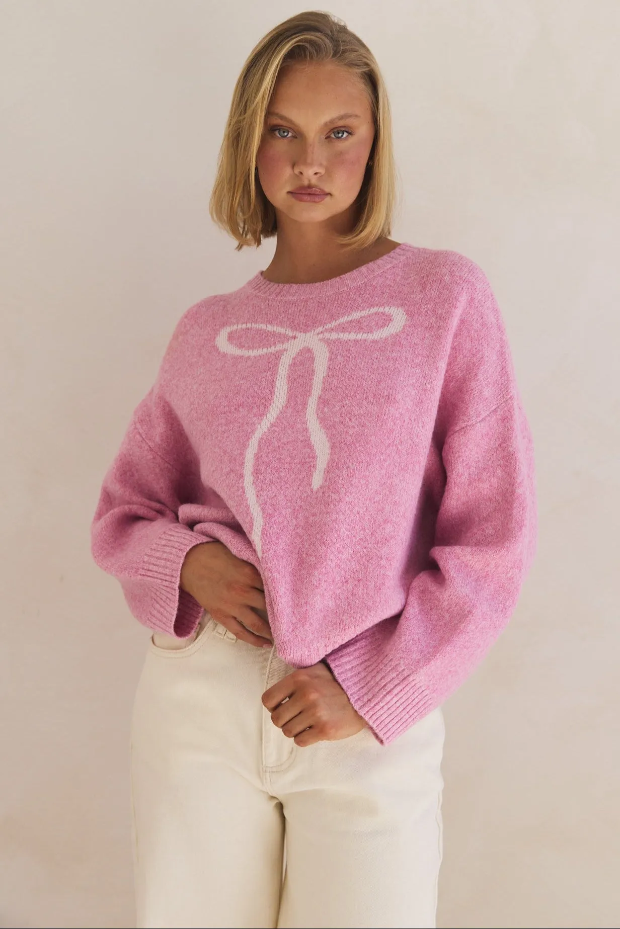 Juliette Knit Jumper (Pink)