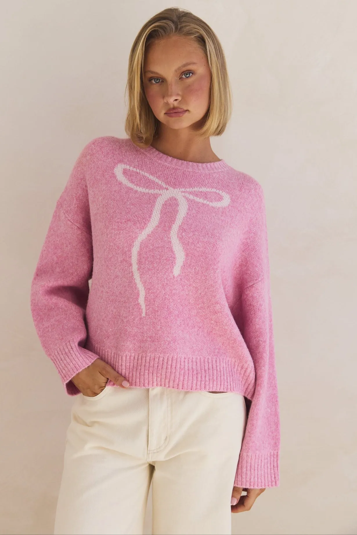 Juliette Knit Jumper (Pink)