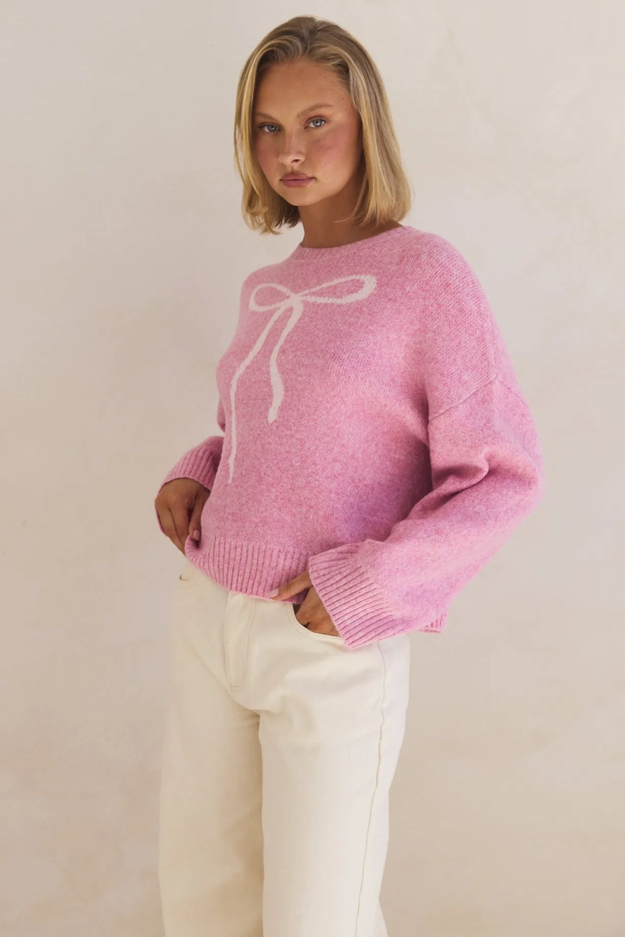 Juliette Knit Jumper (Pink)