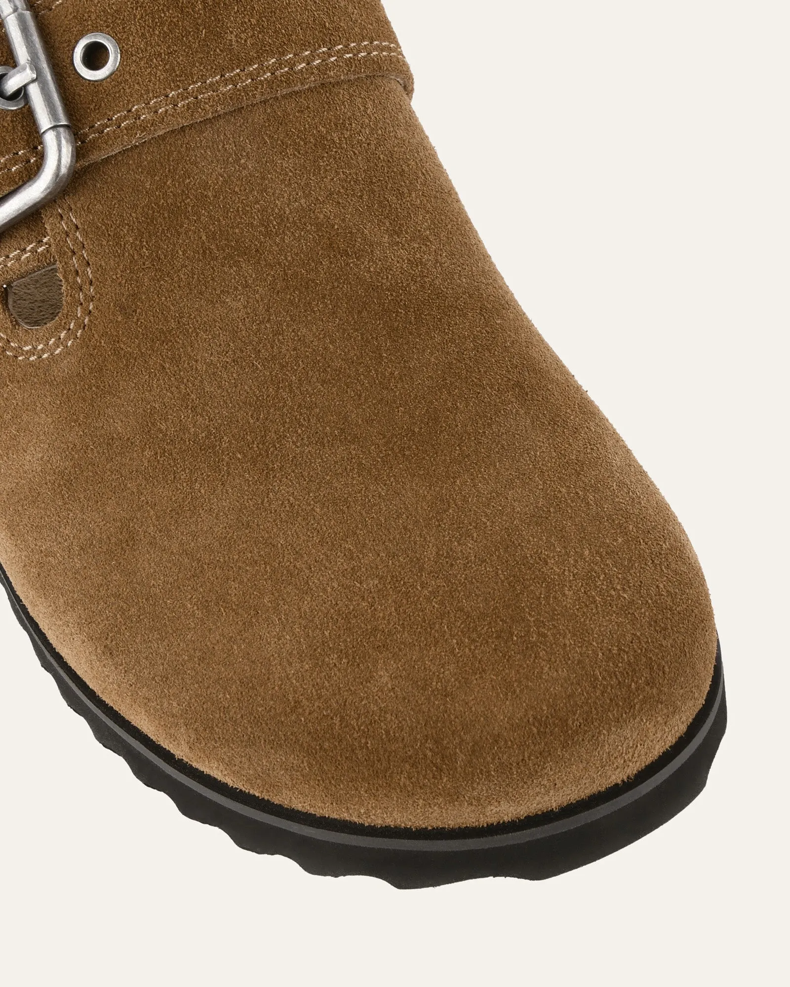JUNO CASUAL FLATS BISCUIT SUEDE