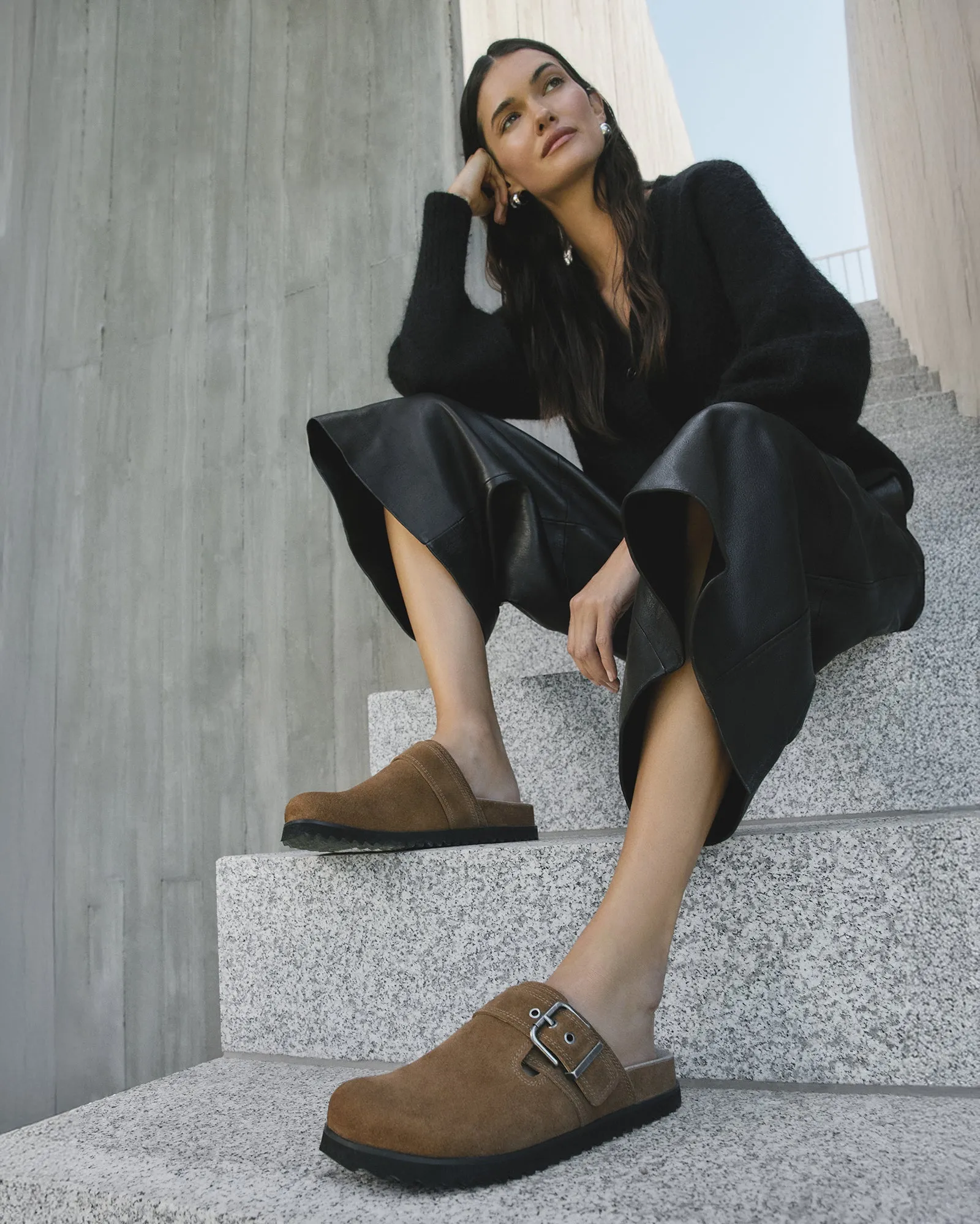 JUNO CASUAL FLATS BISCUIT SUEDE
