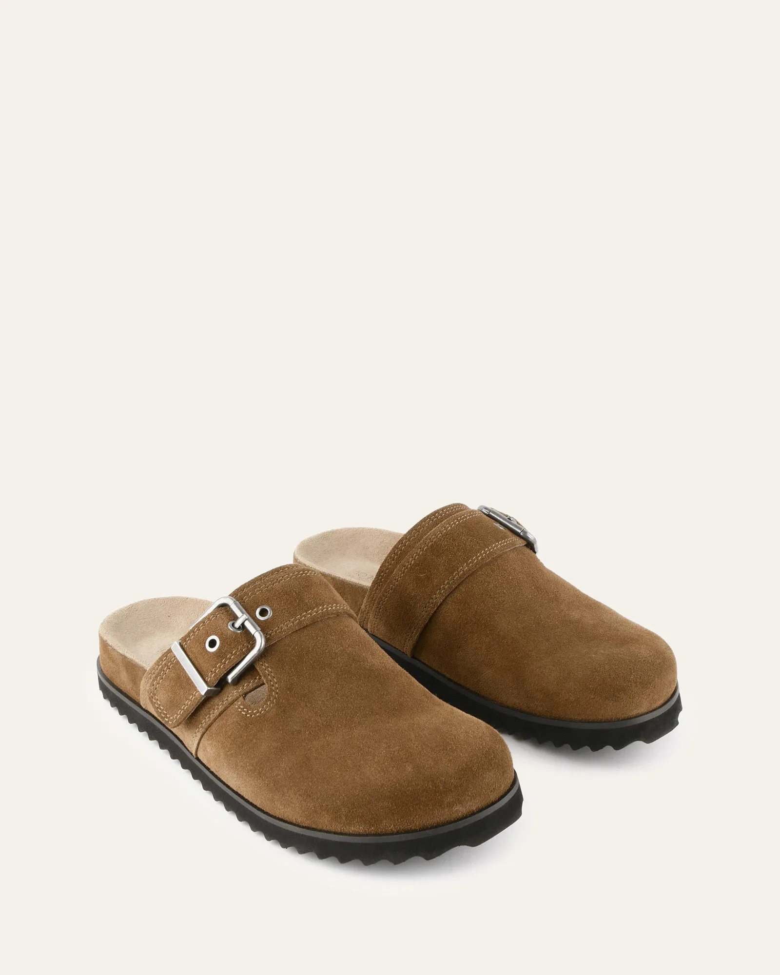 JUNO CASUAL FLATS BISCUIT SUEDE