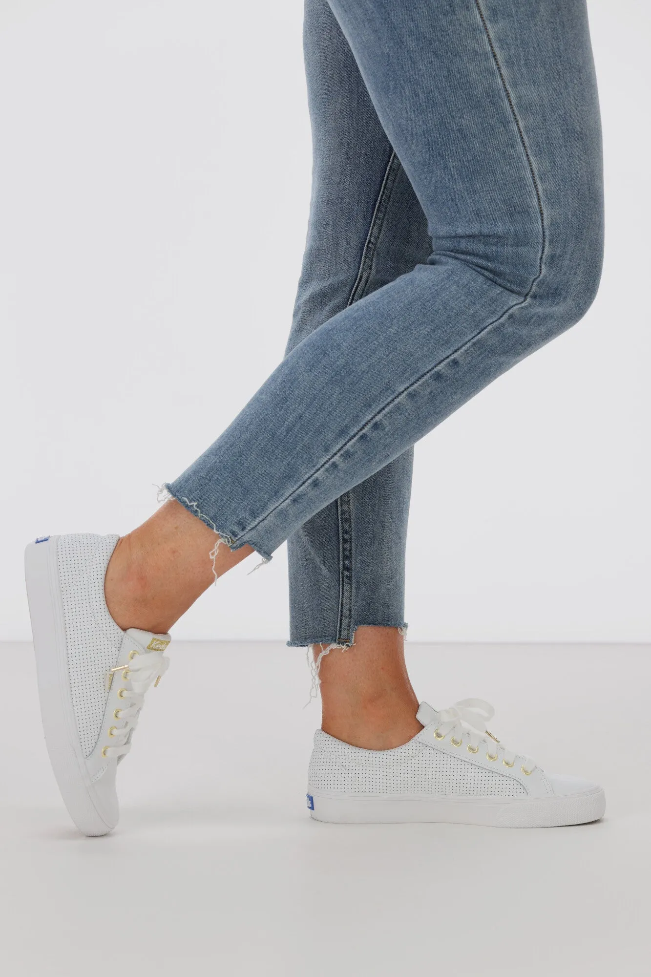 Keds Jump Kick Leather Sneaker White