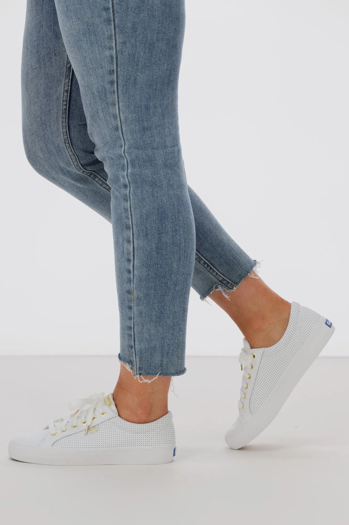 Keds Jump Kick Leather Sneaker White