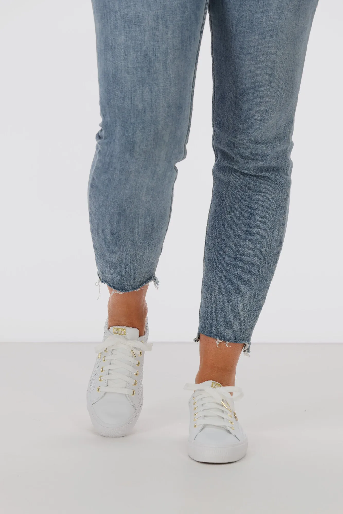 Keds Jump Kick Leather Sneaker White