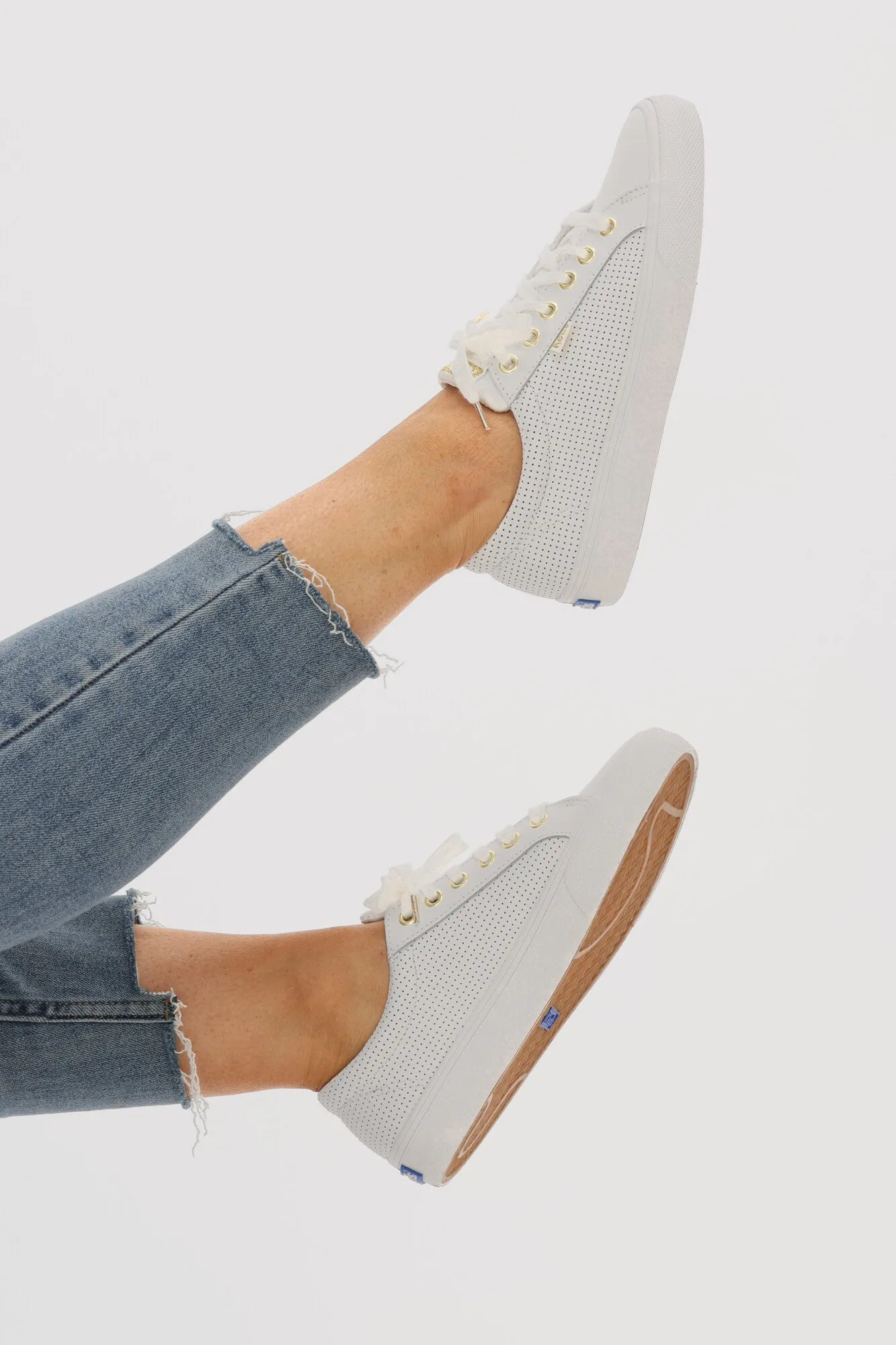 Keds Jump Kick Leather Sneaker White
