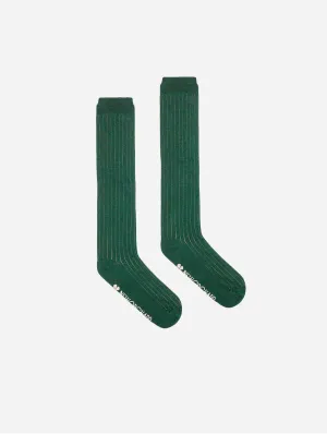 Knee-High Unisex Cotton Socks | Green