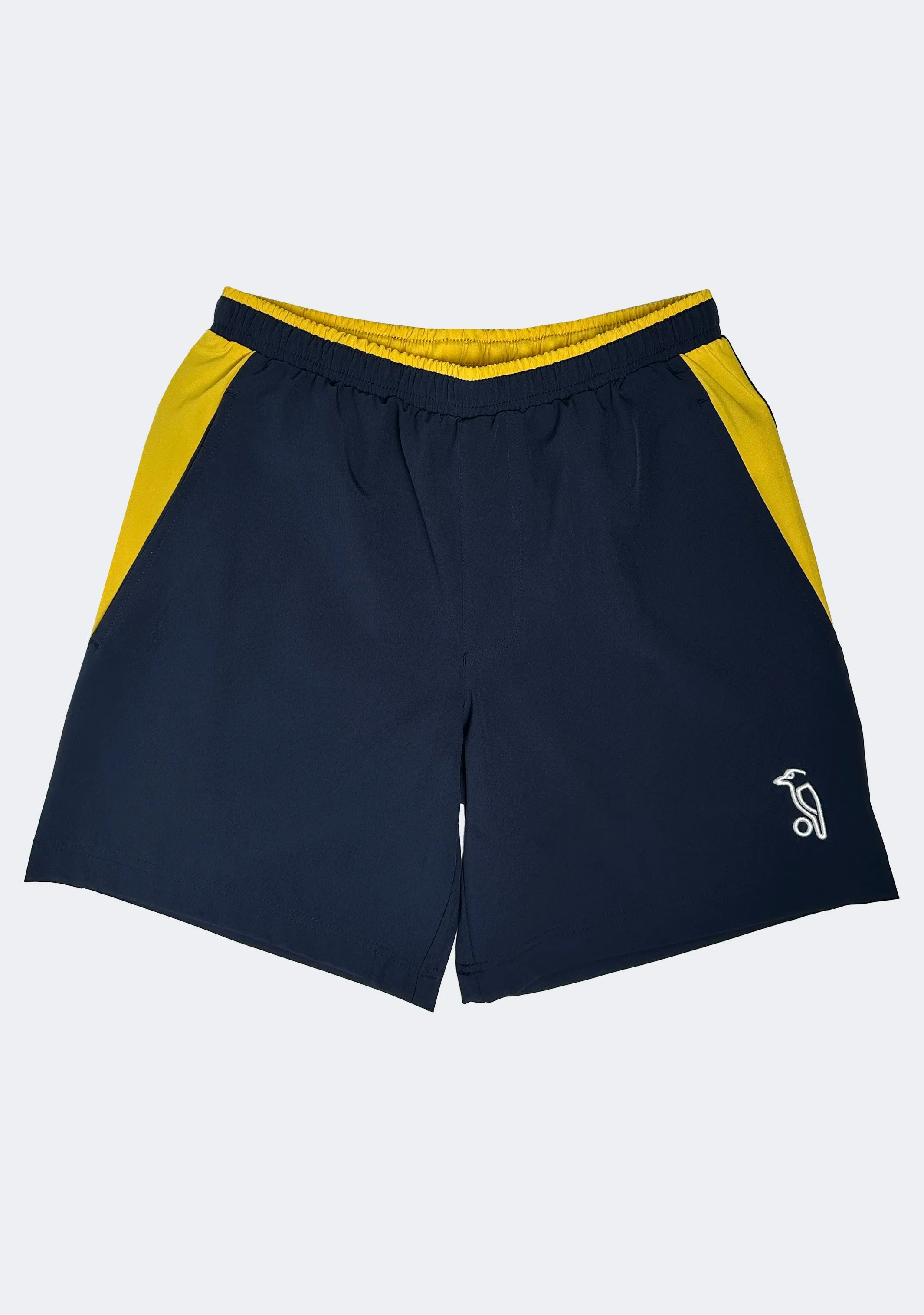Kookaburra Kids' KB Woven Training Shorts Navy Gold