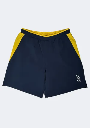 Kookaburra Kids' KB Woven Training Shorts Navy Gold