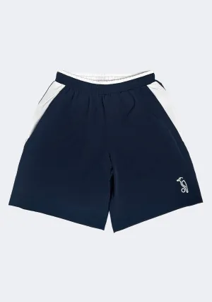 Kookaburra Kids' KB Woven Training Shorts Navy Ink