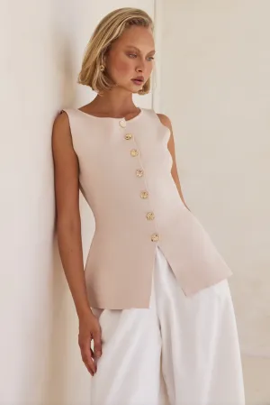 Lola Knit Vest (Cream)