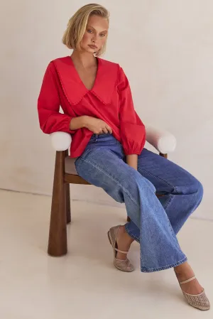 Marianna Blouse (Red)