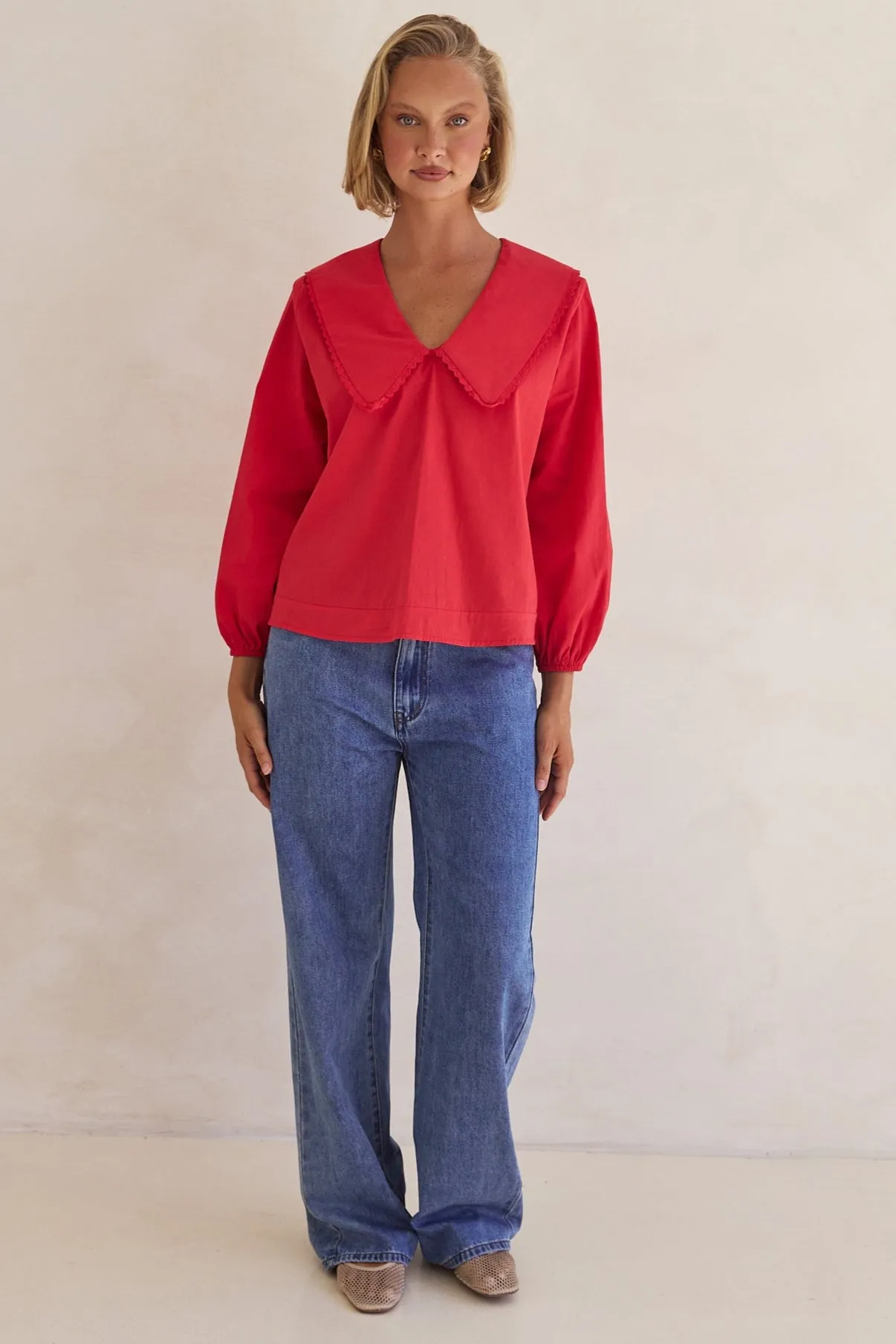 Marianna Blouse (Red)