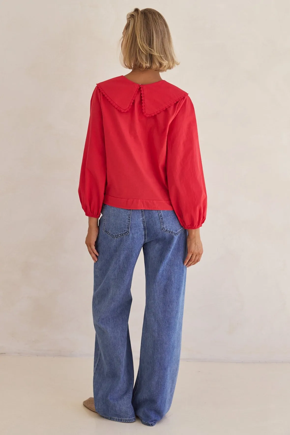 Marianna Blouse (Red)
