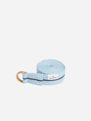 Natural Cotton Yoga Strap | Blue & Navy
