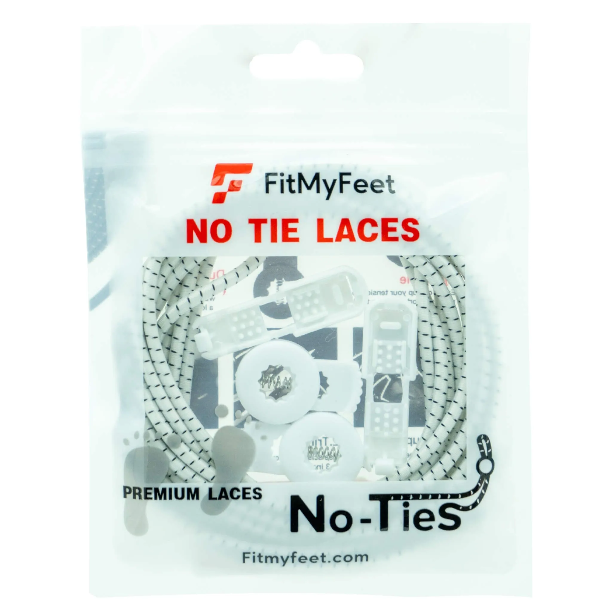 No-Ties - White/Black