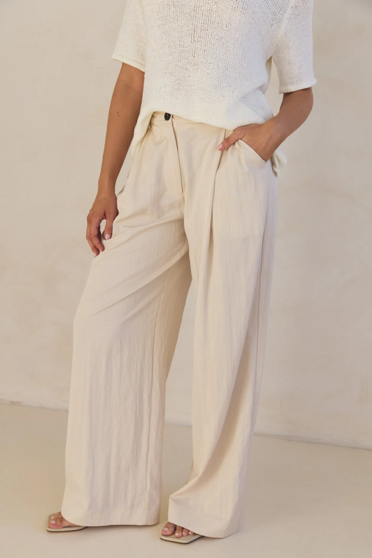 Odette Pant (Beige)