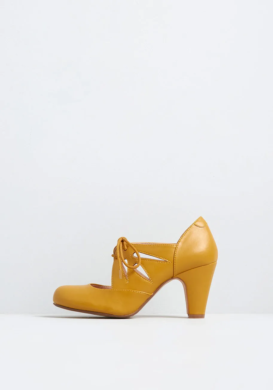 Ongoing Edge Lace-Up Heel