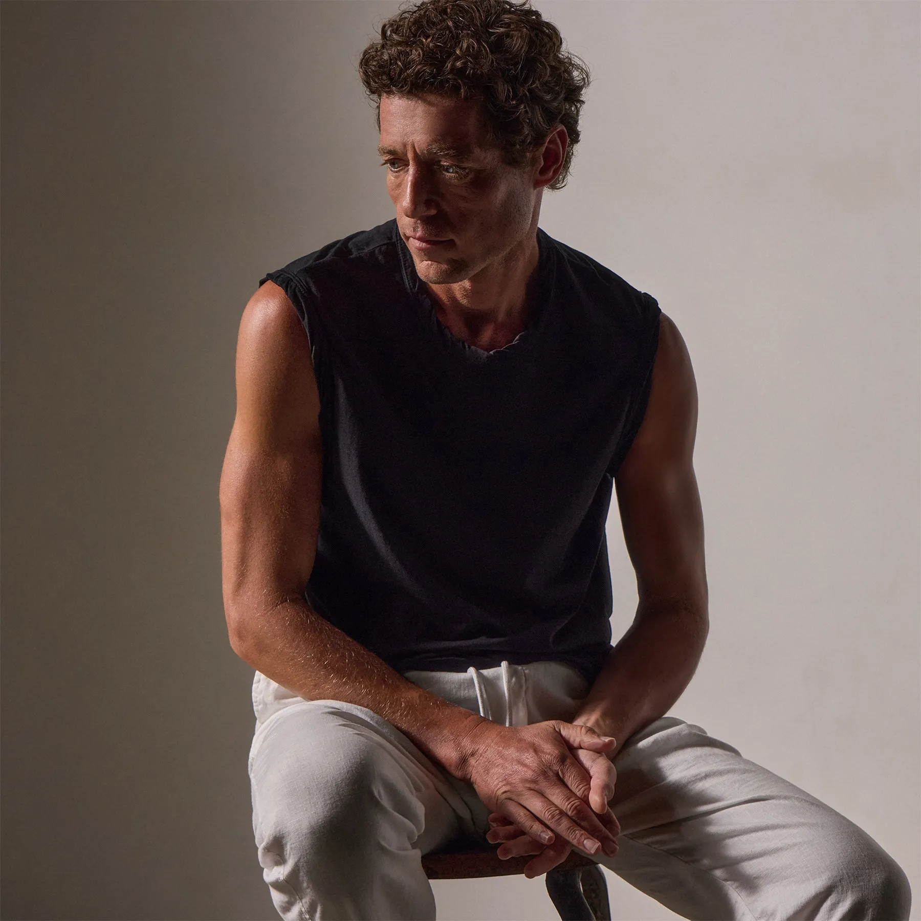Relaxed Linen Pant - White