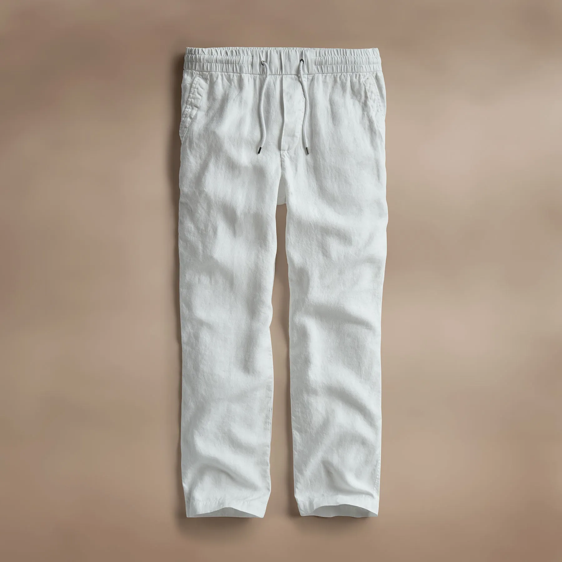 Relaxed Linen Pant - White