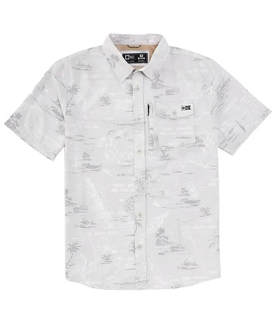 Salty Crew Men's Seafarer SS Tech Woven