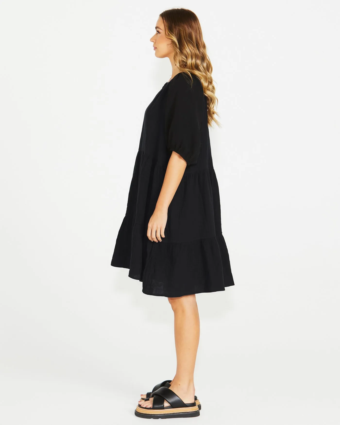 Sass Henny Dress Black