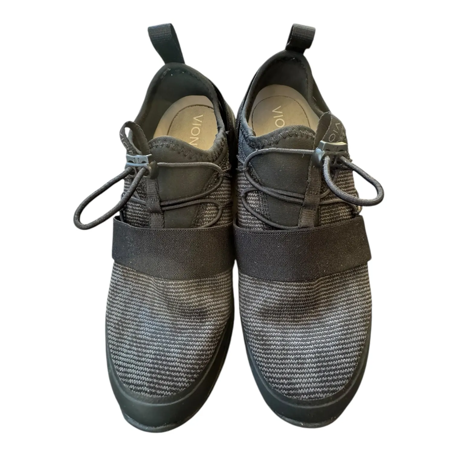Shoes Athletic By Vionic In Black & Grey, Size:8