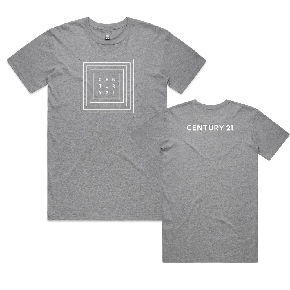 Staple Square Logo Tee - Athletic Grey - ON SALE