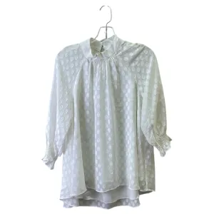 Top 3/4 Sleeve By Dr2 In Cream, Size:S