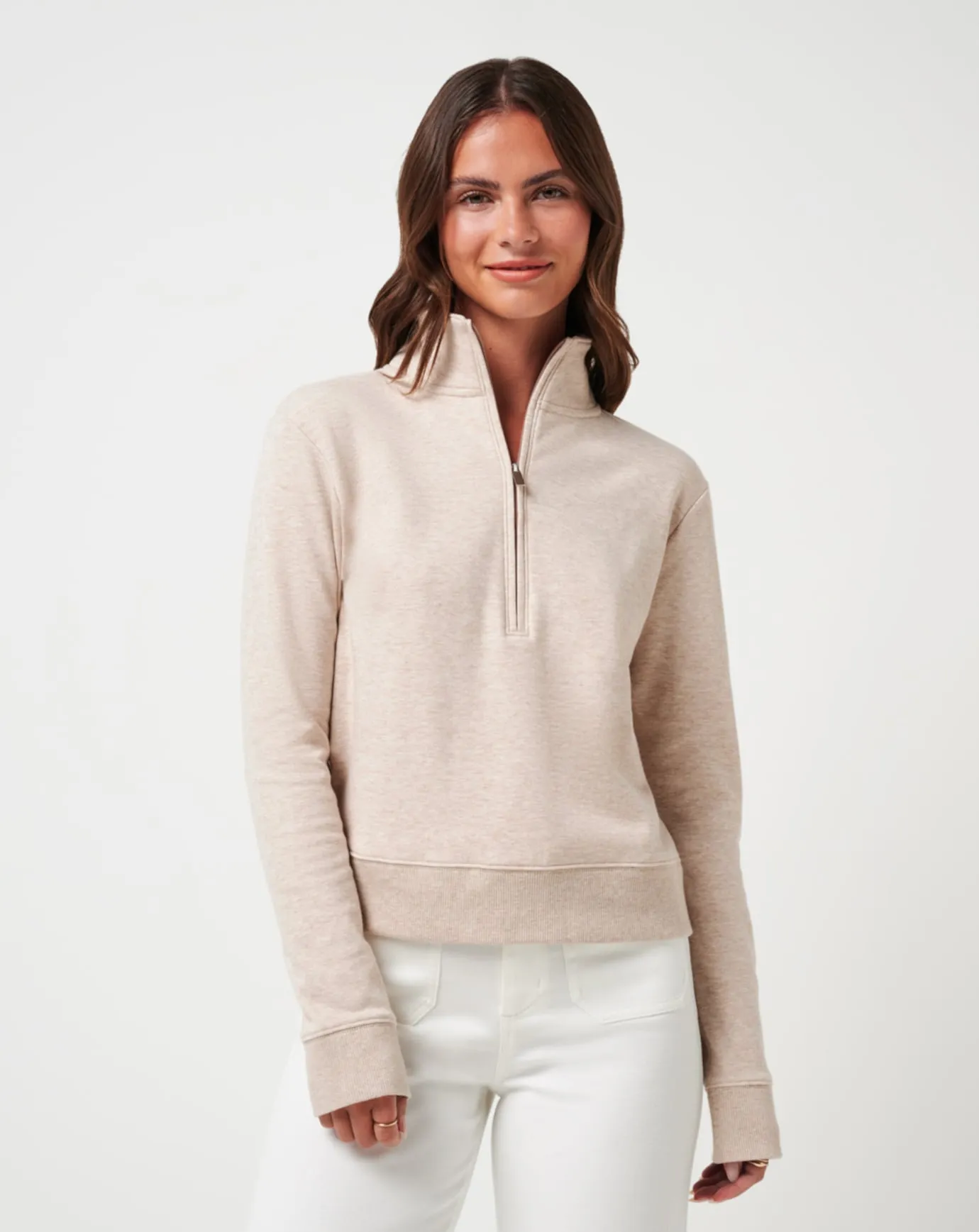 TravisMathew Women's Cloud Fleece Half Zip