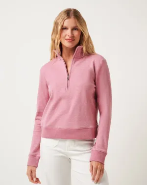 TravisMathew Women's Cloud Fleece Half Zip