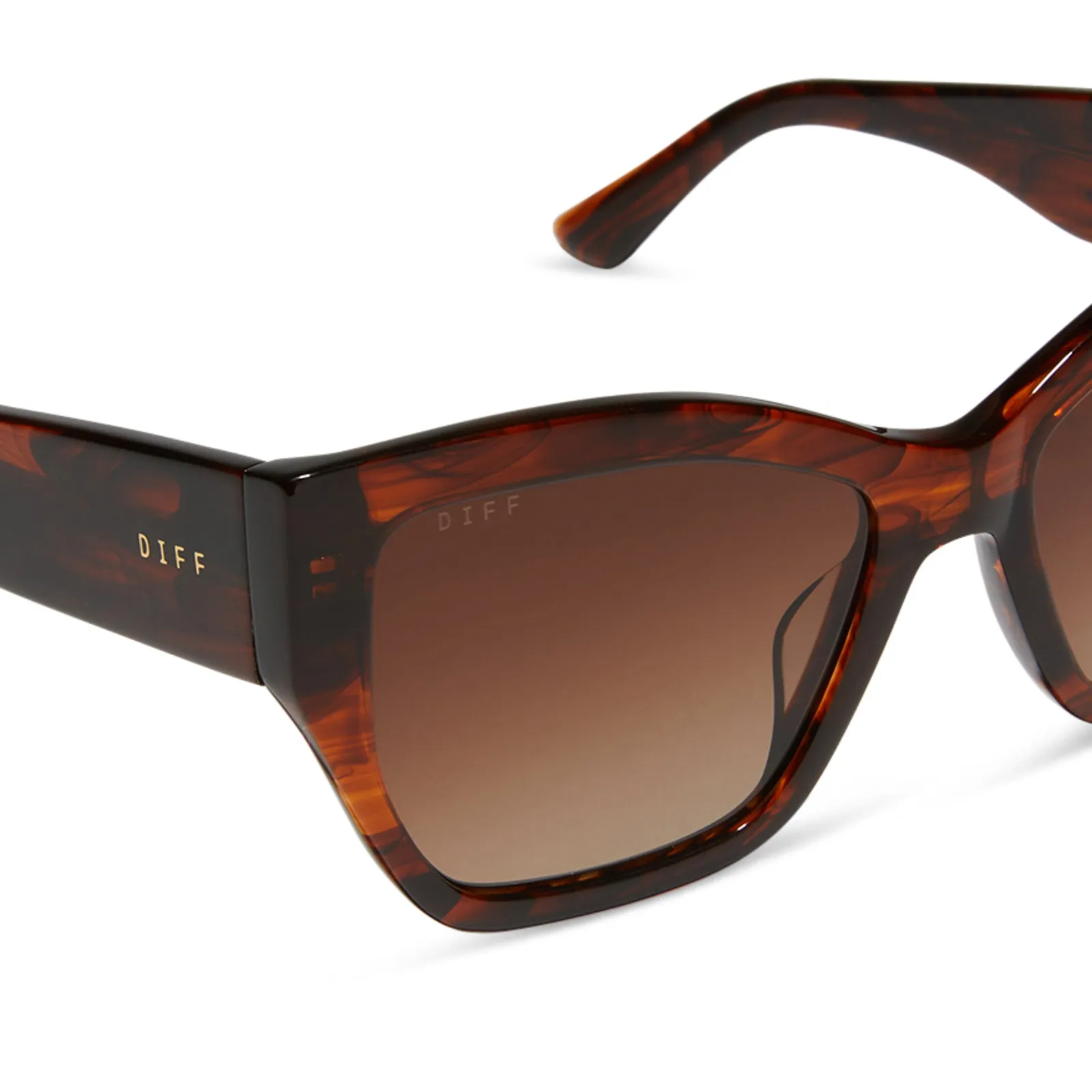VIVIENNE - SEQUOIA TORTOISE   BROWN GRADIENT   POLARIZED SUNGLASSES