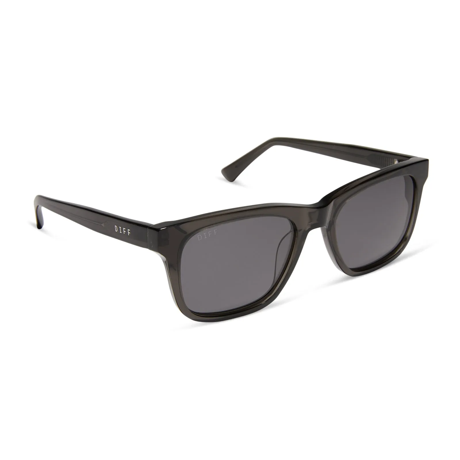 WESLEY - BLACK SMOKE CRYSTAL   GREY   POLARIZED SUNGLASSES