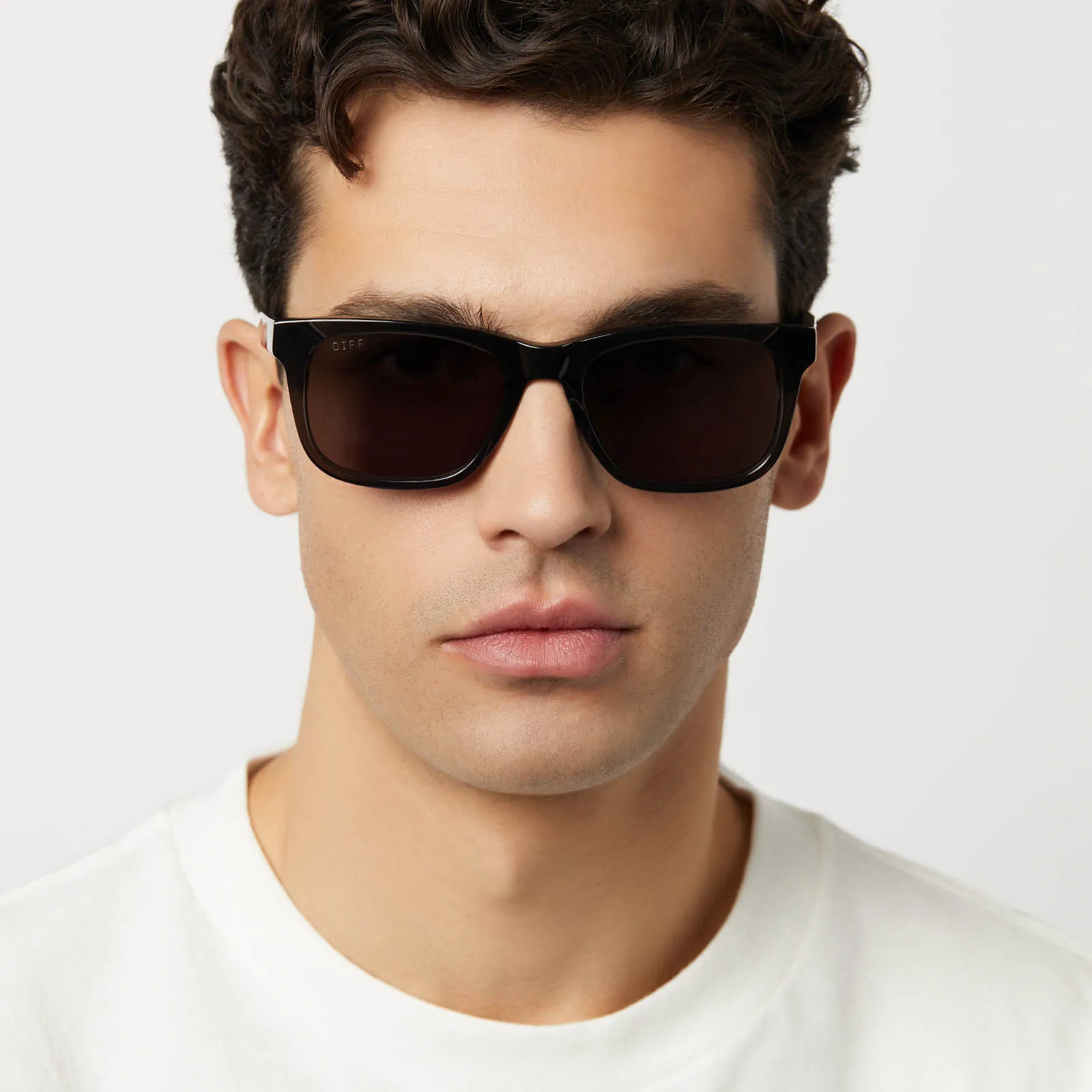 WESLEY - BLACK SMOKE CRYSTAL   GREY   POLARIZED SUNGLASSES